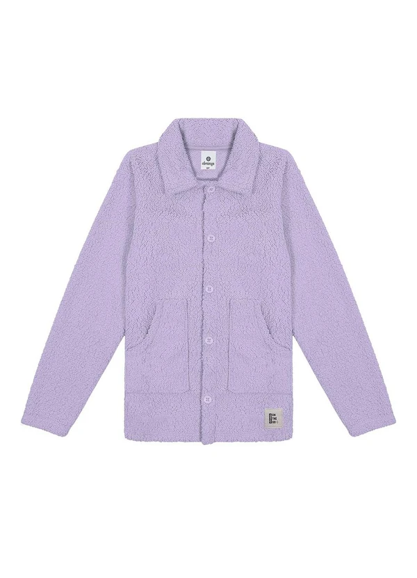 Abrange - Jaqueta em Pelo Roxo