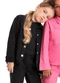 Quimby - Jaqueta em Sarja Infantil Menina Preto - variação: Preto