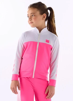 Quimby - Jaqueta Esportiva Poliéster Rosa - QUIMBY