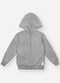 Abrange - Jaqueta Felpada Infantil Menina Roxo - variação: Cinza