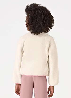 Trick Nick - Jaqueta Feminina Carneirinho Bege - TRICK NICK
