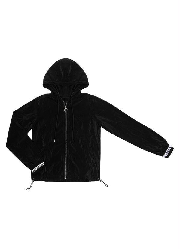 Rovitex Teen - Jaqueta Menina com Capuz Preto 4