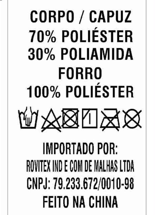 Rovitex Teen - Jaqueta Menina com Capuz Preto 5