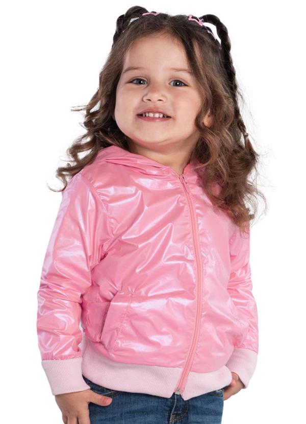Kyly - Jaqueta Feminina Infantil Rosa