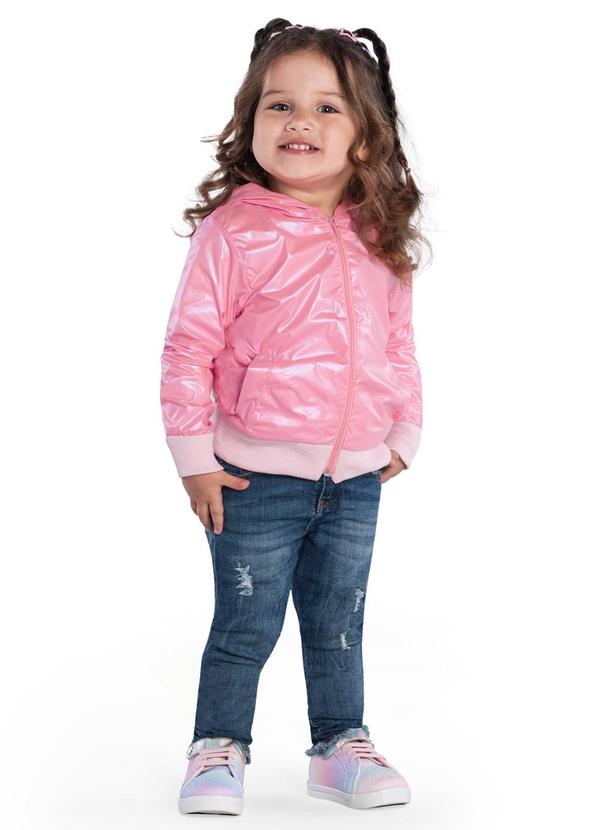 Kyly - Jaqueta Feminina Infantil Rosa 2