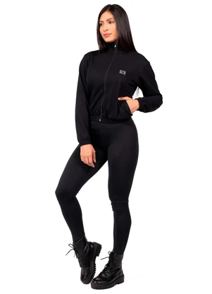 Cobertura - Jaqueta Feminina Moletom Feminino Preto - COBERTURA