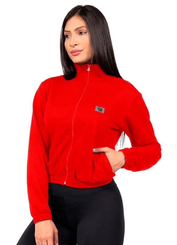 Cobertura - Jaqueta Feminina Moletom Feminino Rosa