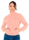 Cobertura - Jaqueta Feminina Moletom Feminino Rosa  - variação: Rosa