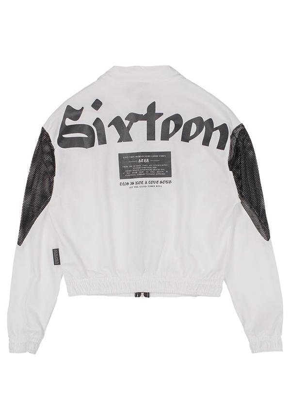 Authoria - Jaqueta Feminino com Tela Furadinha Preto 4