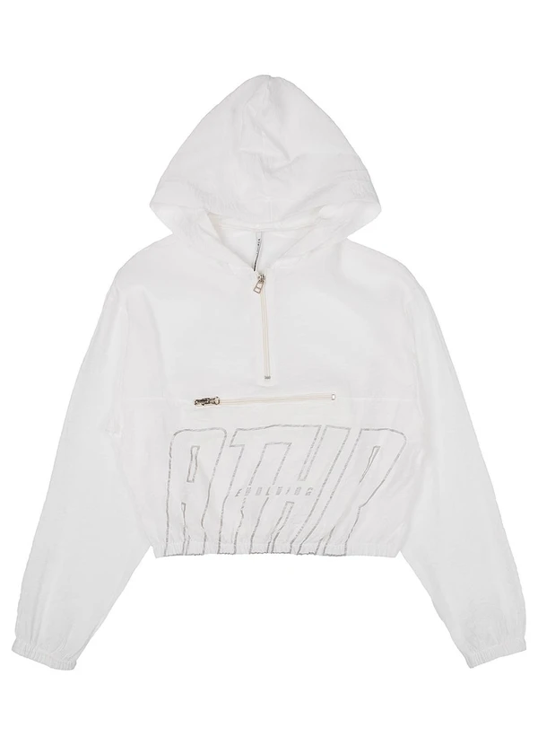 Authoria - Jaqueta Feminino Corta Vento Off White 3