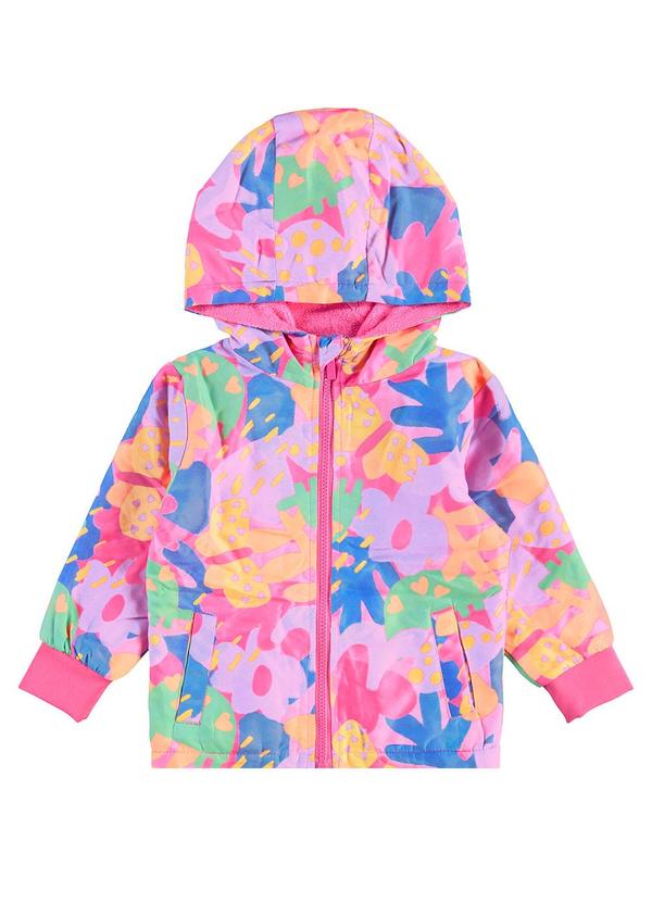 Malwee Kids - Jaqueta Floral Bomber Menina Rosa 3