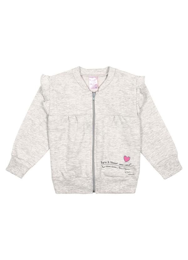 Abrange - Jaqueta Fru Fru Baby Cinza