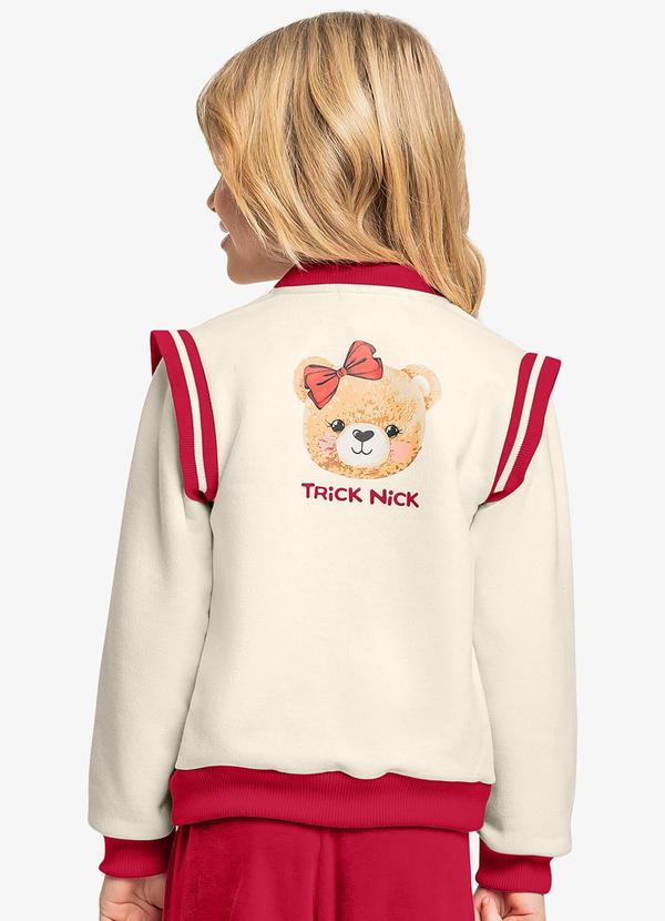 Trick Nick - Jaqueta Infantil Bomber Bege 2