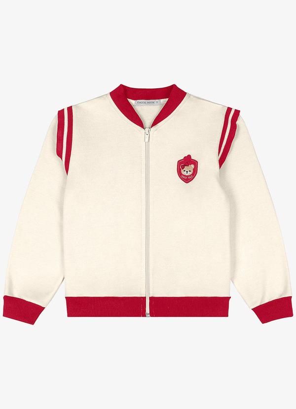 Trick Nick - Jaqueta Infantil Bomber Bege 5