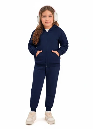 Duduka - Jaqueta Infantil com Capuz Azul - DUDUKA