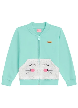 Duduka - Jaqueta Infantil Comfy com Termo e Bolso Verde - DUDUKA