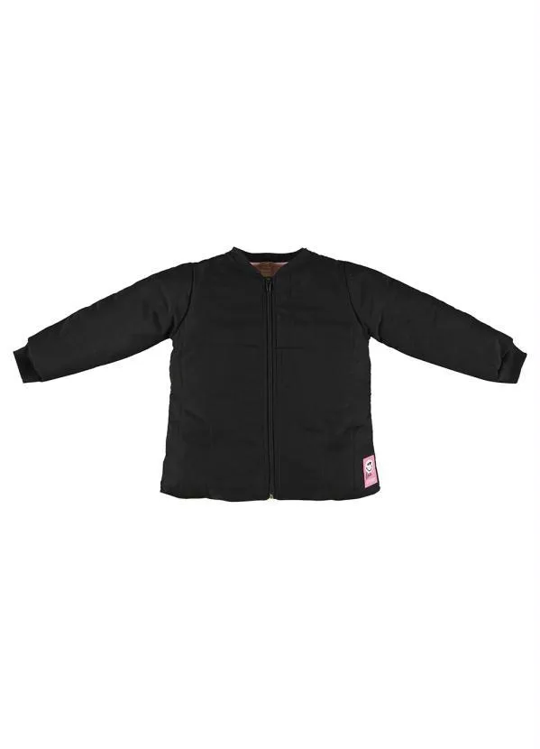 Up Baby - Jaqueta Infantil em Matelassê Preto 3