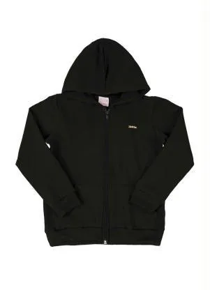 Quimby - Jaqueta Infantil em Molecotton Preto - QUIMBY