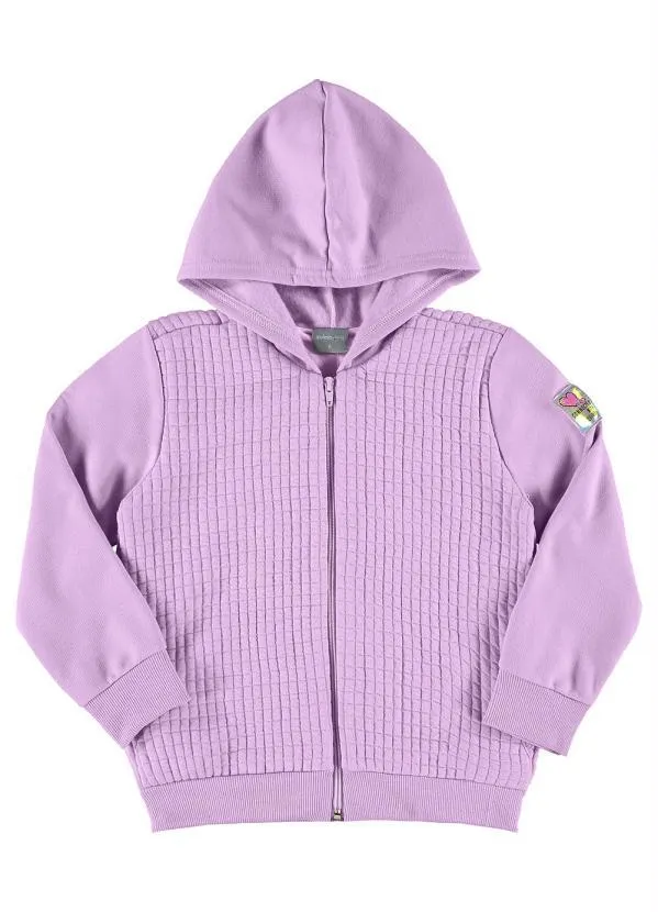 Quimby - Jaqueta Infantil em Moletom Roxo 5