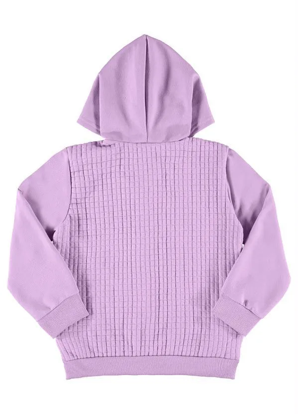 Quimby - Jaqueta Infantil em Moletom Roxo 6