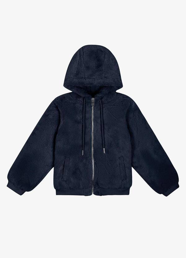 Trick Nick - Jaqueta Infantil Feminina com Capuz Azul 1