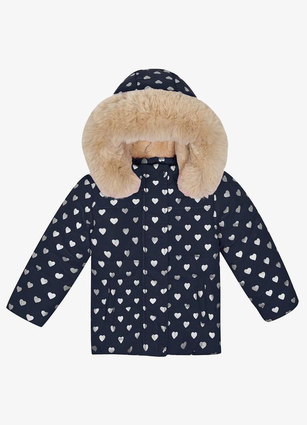 Trick Nick - Jaqueta Infantil Feminina com Capuz Azul