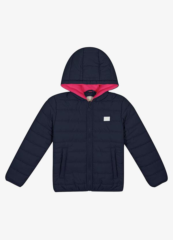 Trick Nick - Jaqueta Infantil Feminina com Capuz Azul