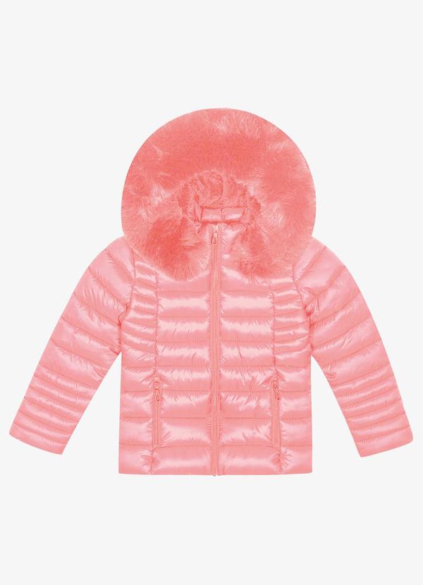 Trick Nick - Jaqueta Infantil Feminina em Microfibra Rosa