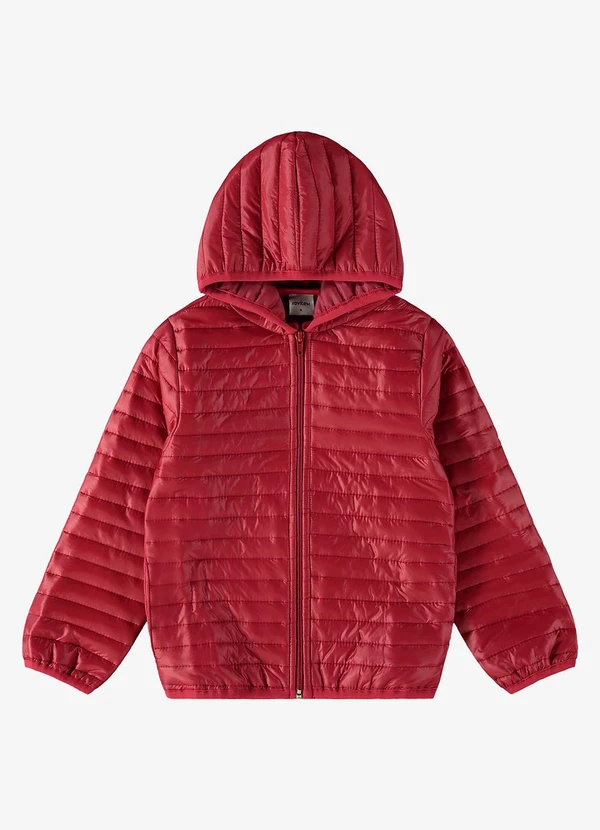 Rovi Kids - Jaqueta Infantil Feminina em Microfibra Vermelho 4