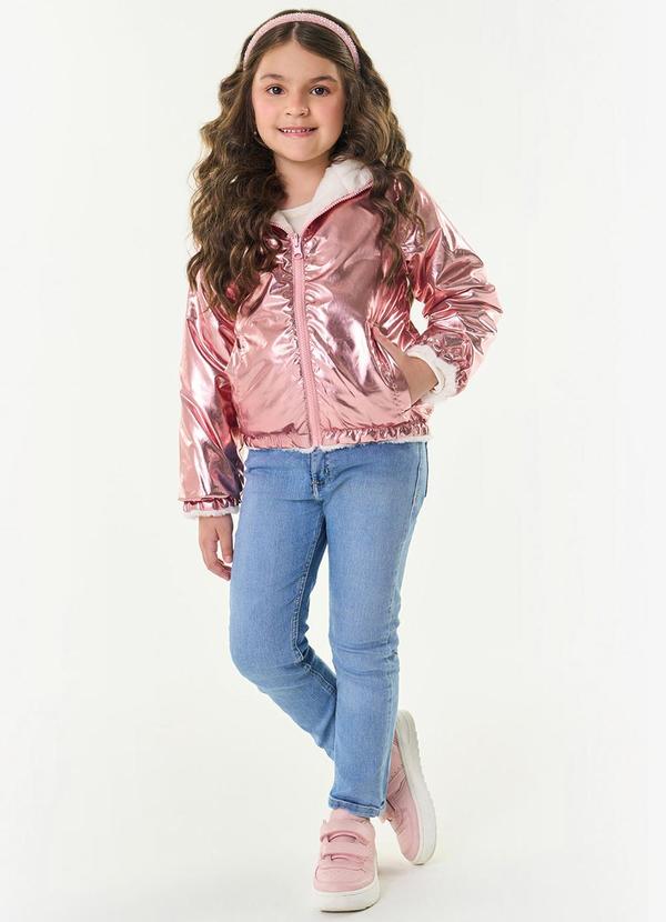 Jaqueta Feminina Jaqueta Metalizada Infantil Jaqueta Infantil Look