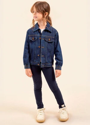 Bugbee - Jaqueta Infantil Jeans Azul - BUGBEE
