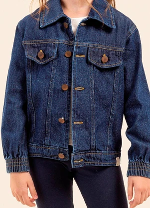 Bugbee - Jaqueta Infantil Jeans Azul - BUGBEE