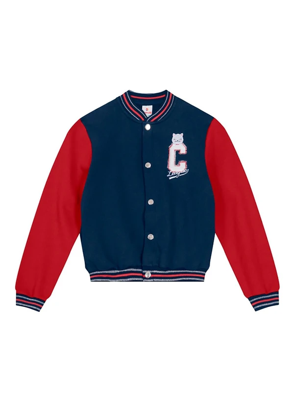 Brandili - Jaqueta Infantil Menina Azul