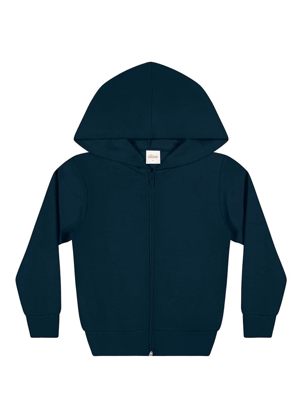 Elian - Jaqueta Infantil Menina Básica Azul