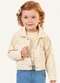 Colorittá - Jaqueta Infantil Menina Cotelê Bege - variação: Bege