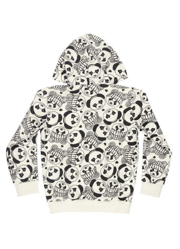 Bee Loop - Jaqueta Infantil Menina de Moletom Bege 6