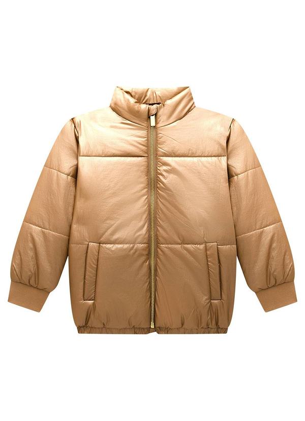 Milon - Jaqueta Infantil Menina Dourado