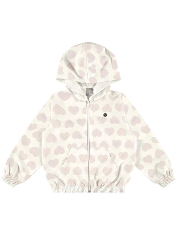 Brandili Mundi - Jaqueta Infantil Menina em Microfibra Bege
