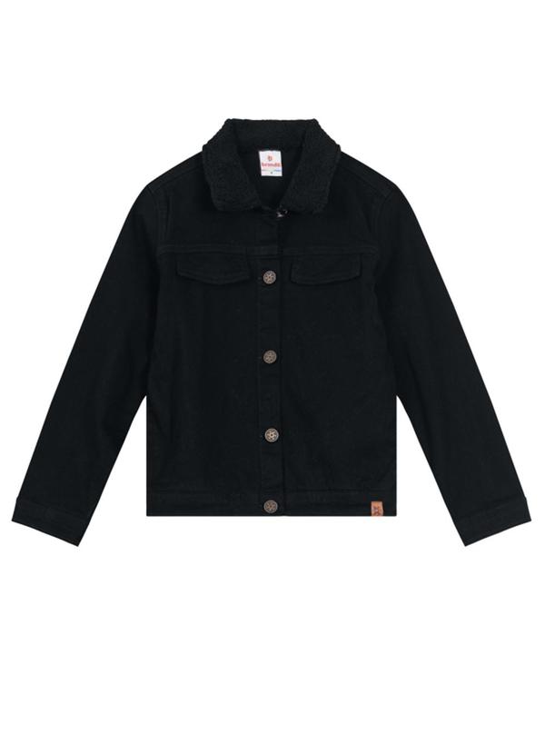 Brandili - Jaqueta Infantil Menina em Sarja Vermelho