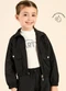Colorittá - Jaqueta Infantil Menina Impermeável Marrom - variação: Preto