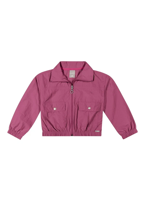 Colorittá - Jaqueta Infantil Menina Impermeável Rosa 3