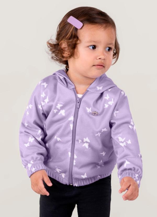 Brandili - Jaqueta Infantil Menina Lilás