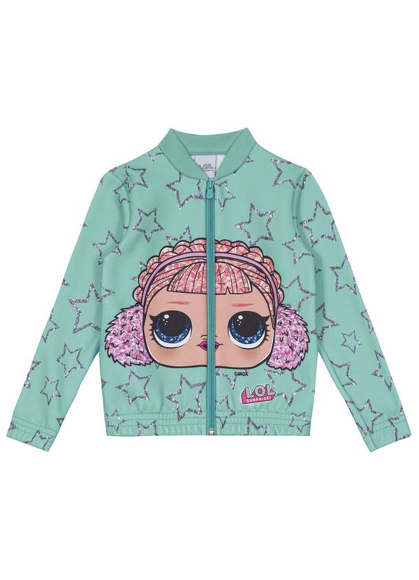 Brandili - Jaqueta Infantil Menina Lol Verde