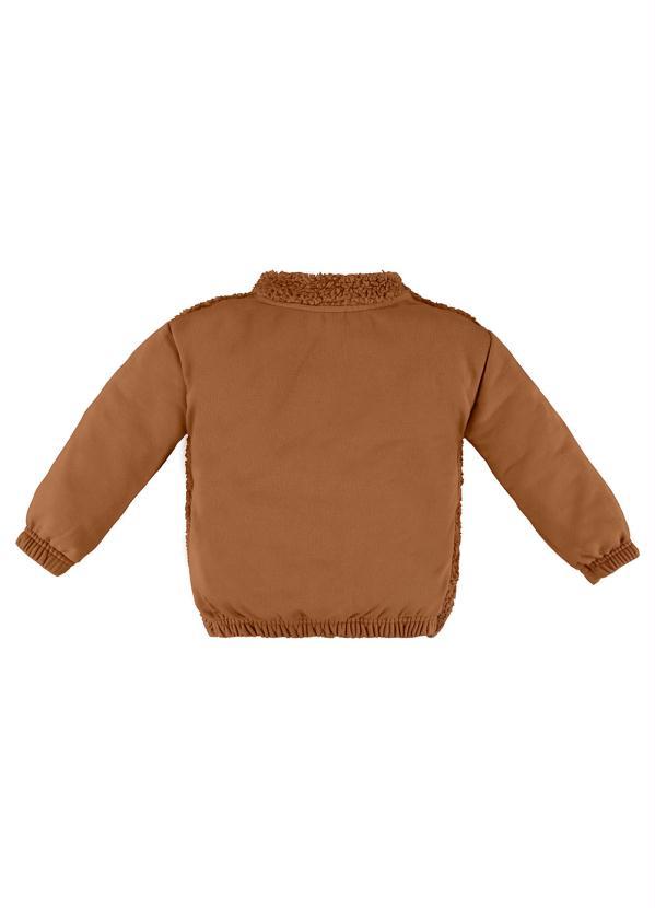 Up Baby - Jaqueta Infantil Menina Marrom 3