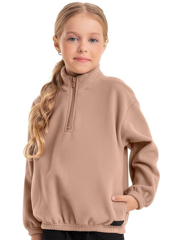 Quimby - Jaqueta Infantil Menina Marrom