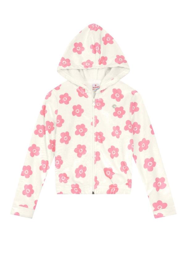 Brandili - Jaqueta Infantil Menina Peluciada Bege 1