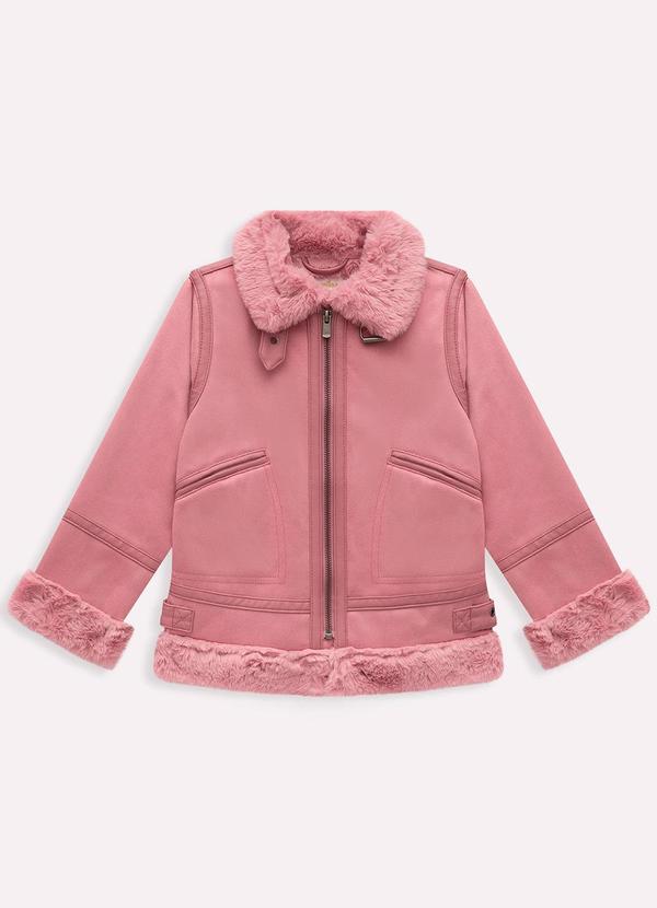 Milon - Jaqueta Infantil Menina Rosa