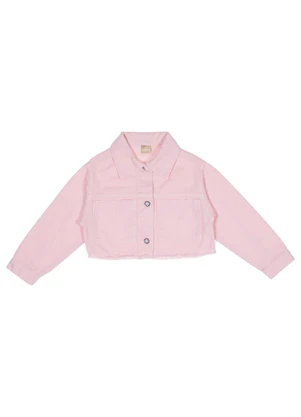Milon - Jaqueta Infantil Menina Sarja Rosa - MILON