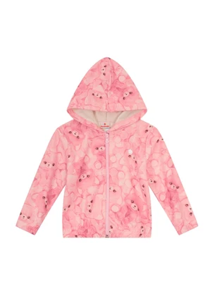 Brandili - Jaqueta Infantil Menina Ursinhos Rosa - BRANDILI