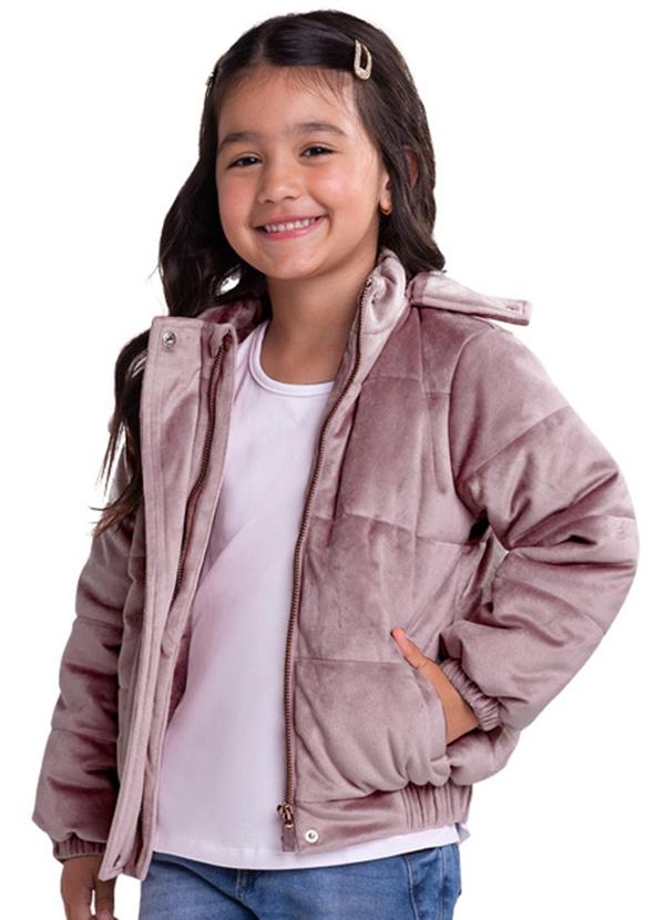 Milon - Jaqueta Infantil Menina Vermelho